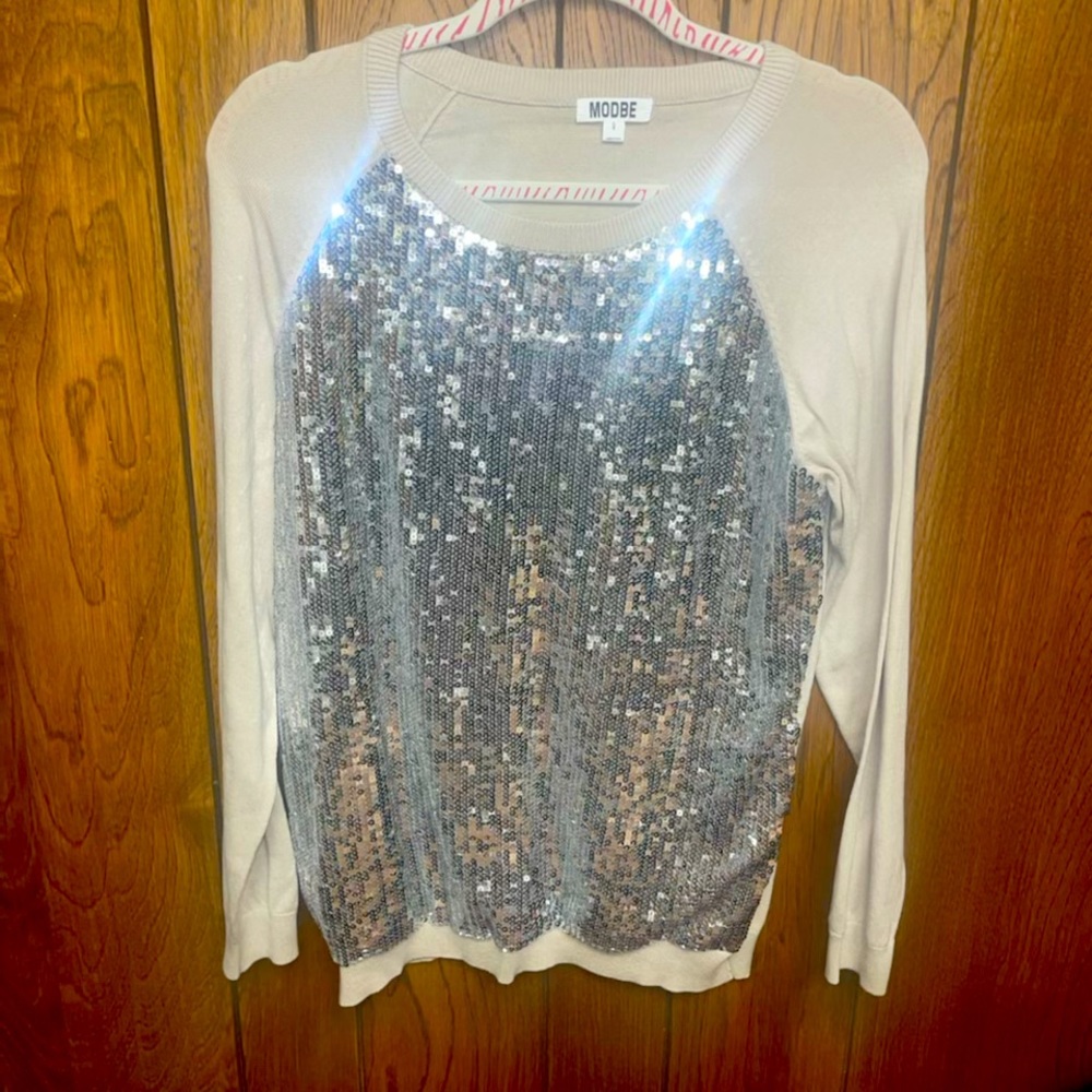 Modbe women’s sequin sweater